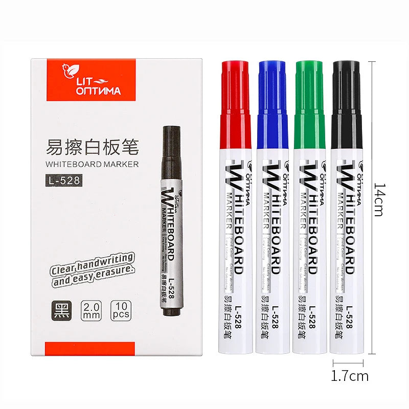 10pcs Whiteboard Marker Set