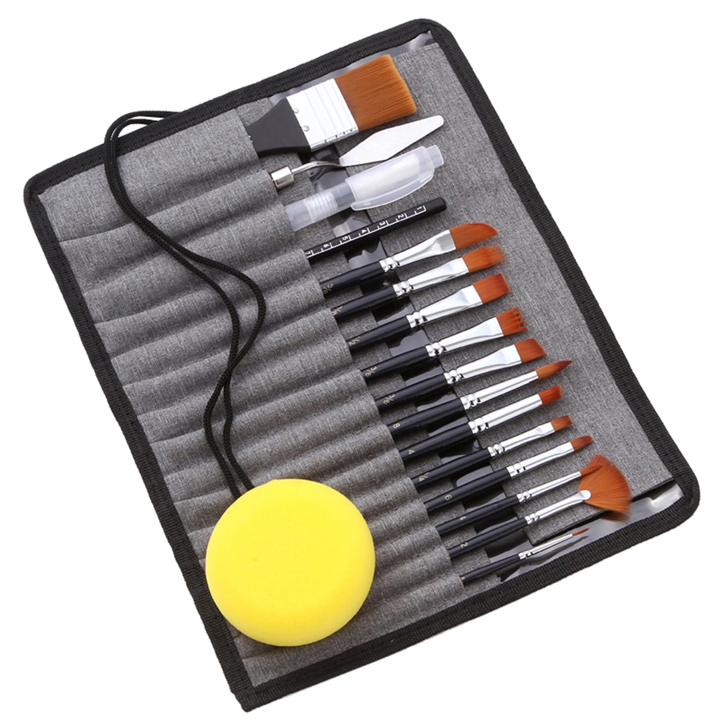 18pcs Artist Paint Brushes Set Bag
