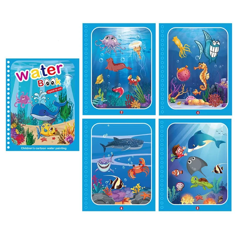 Reusable Colouring Water Book for Children
