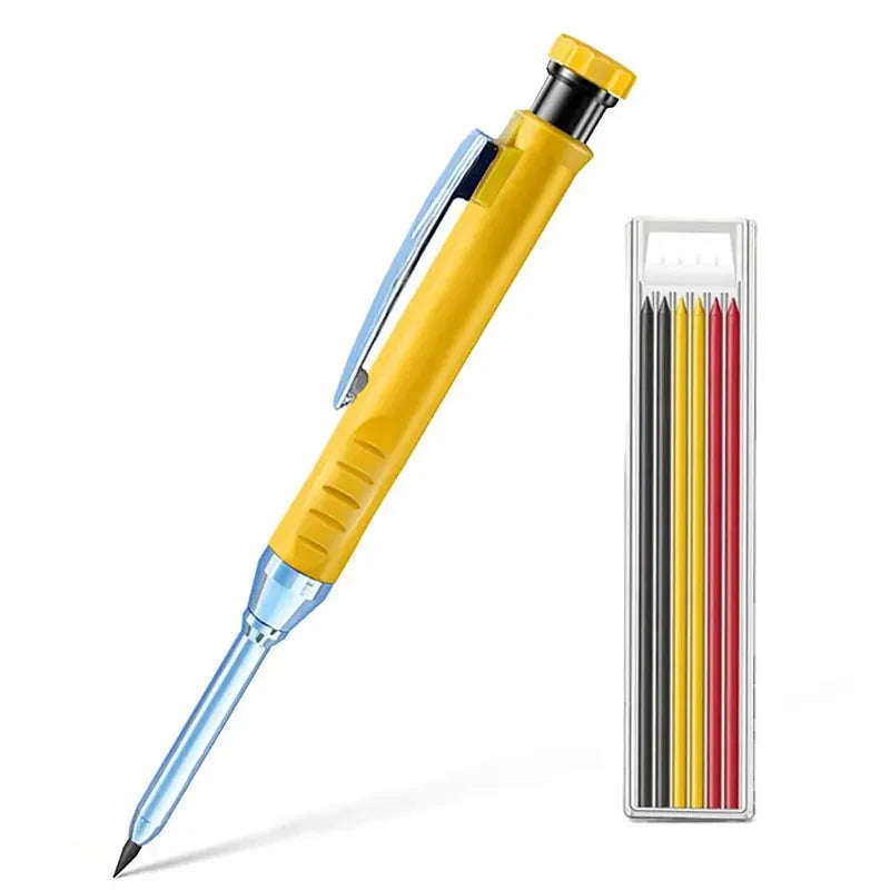 Solid Carpenter Pencil Built-in Sharpener