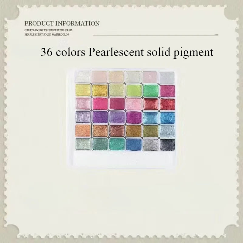 Pearlescent Watercolour Pigments