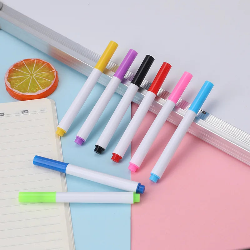 8pcs Erasable Water-based Markers for Children
