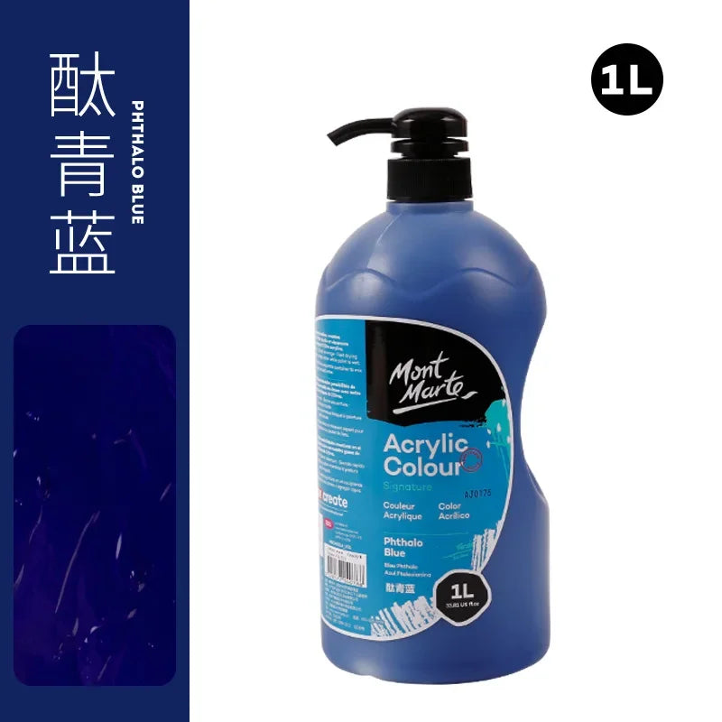 1 Liter Mont Marte Acrylic Paint