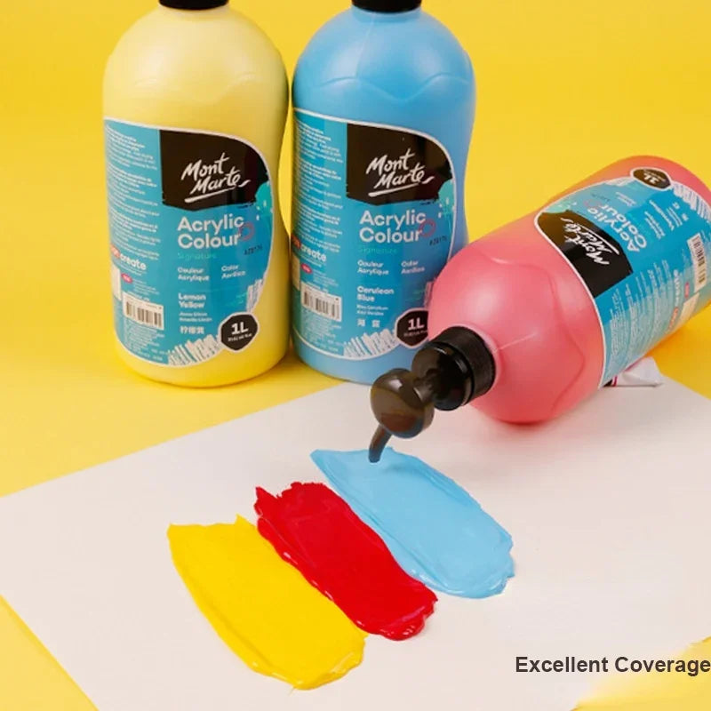 1 Liter Mont Marte Acrylic Paint