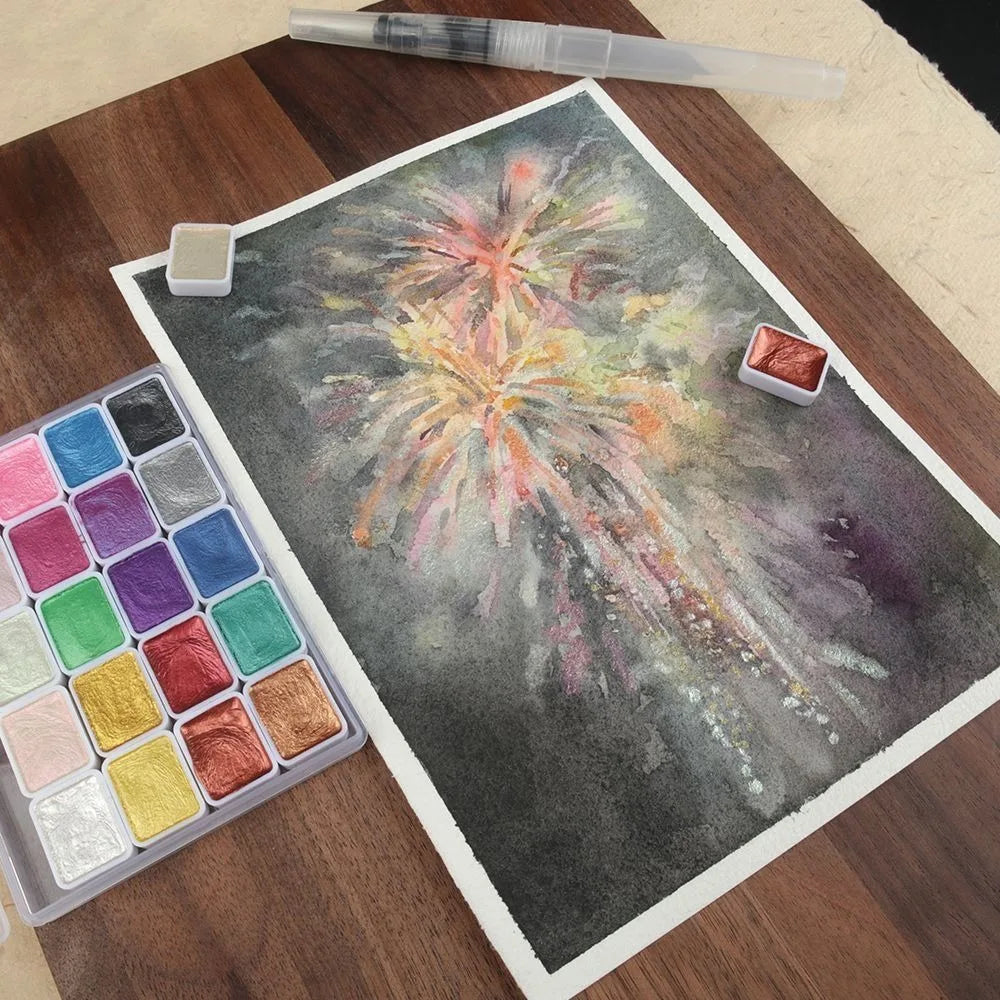 Pearlescent Watercolour Pigments