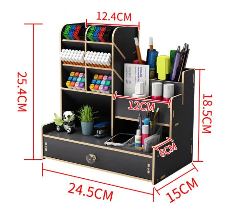 Wooden Desk Organiser DIY