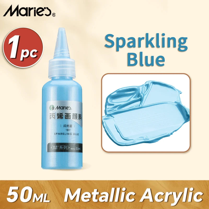 50ml Marie's Metallic Acrylic Paint