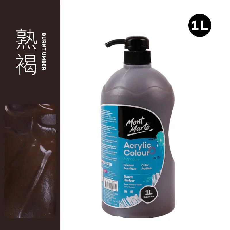 1 Liter Mont Marte Acrylic Paint