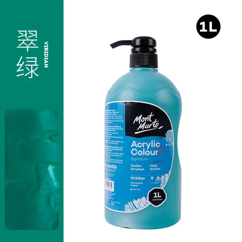 1 Liter Mont Marte Acrylic Paint