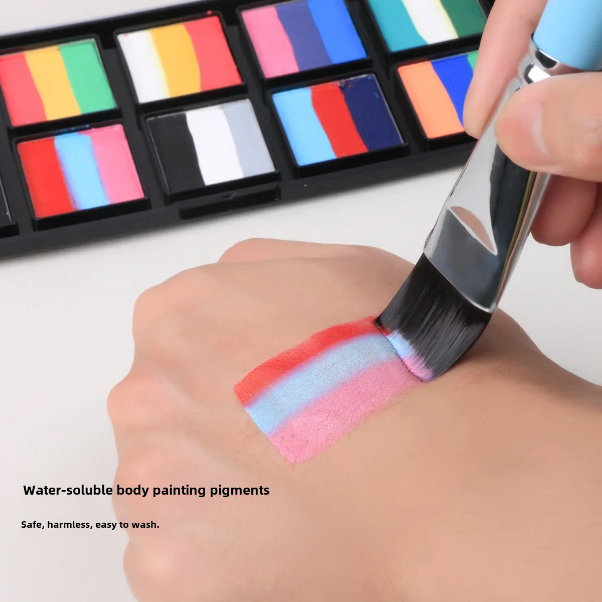 Body Painting Brushes Set 17-Pcs Suitable For Children