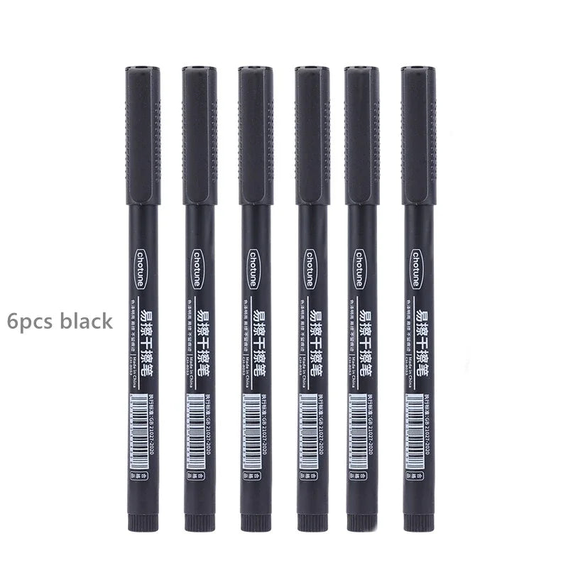 8pcs Erasable Whiteboard Pens 0.5mm