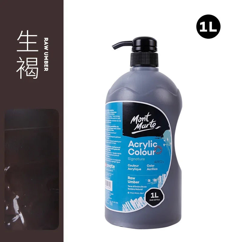 1 Liter Mont Marte Acrylic Paint