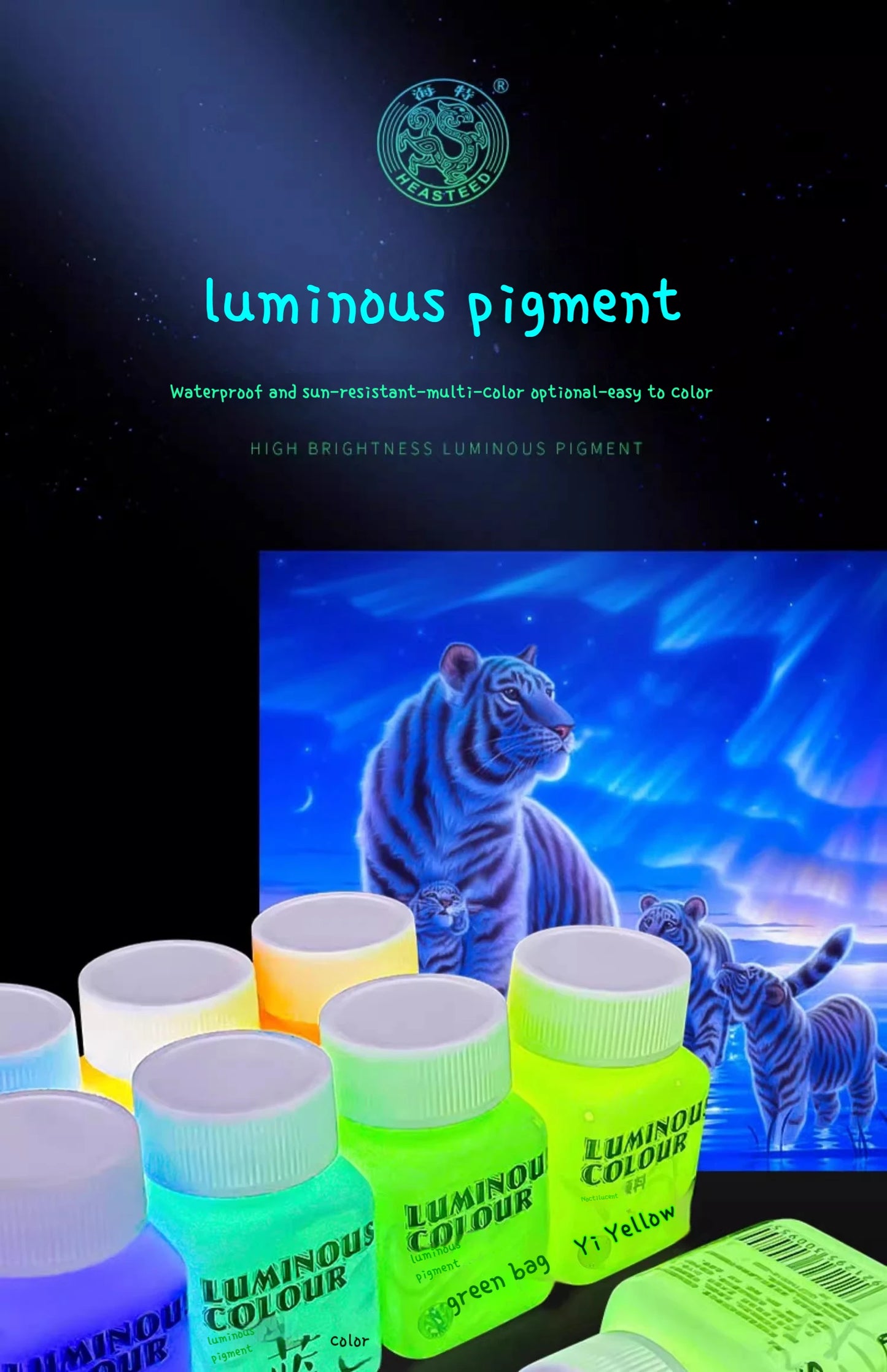 58ML Fluorescent Acrylic Pigment