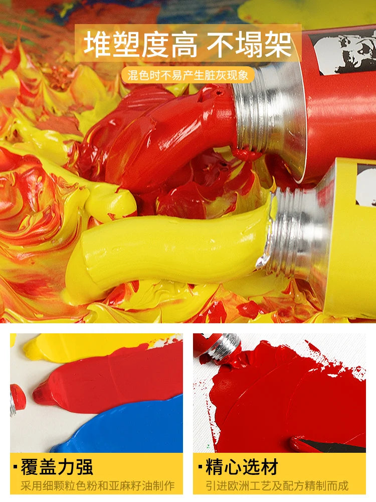 170ml Large Tubes Oil Paint