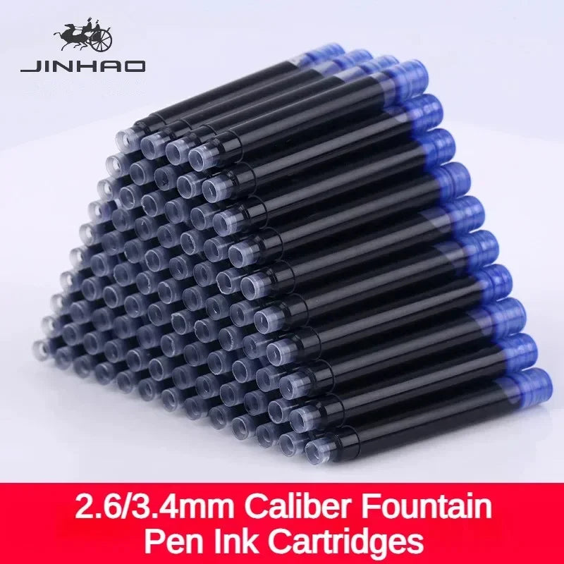 500/10 PCS  2.6mm/3.4mm Fountain Pen Ink Cartridges Refills