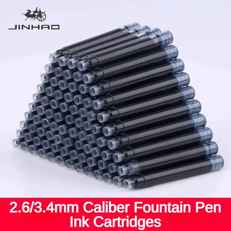 500/10 PCS  2.6mm/3.4mm Fountain Pen Ink Cartridges Refills