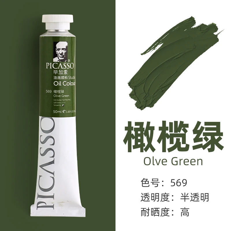170ml Large Tubes Oil Paint