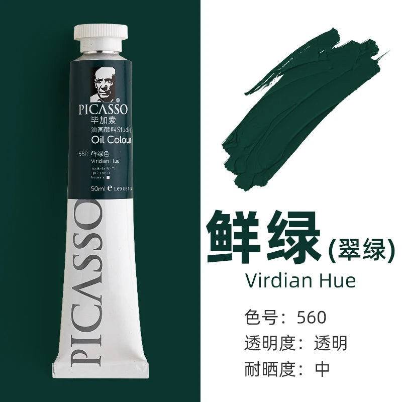 170ml Large Tubes Oil Paint