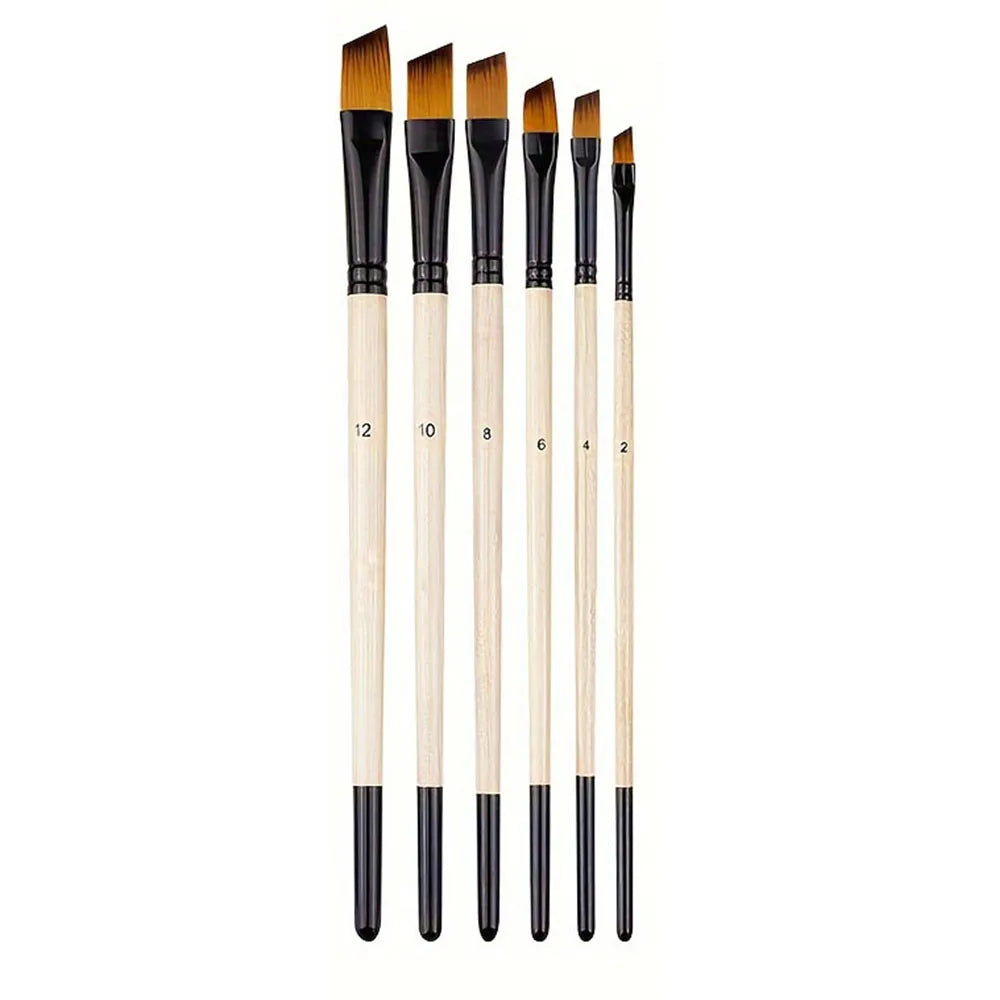 6pcs Artist Paint Brushes Set